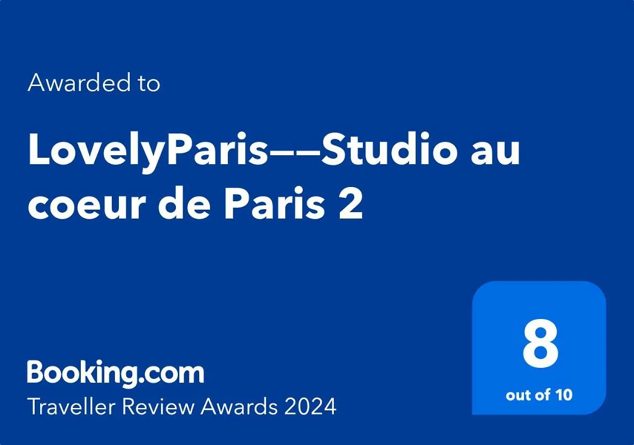 Lovelyparis——Studio Au Coeur De Paris 2 프랑스